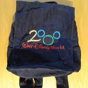 Vintage Walt Disney World 2000 Mini Backpack